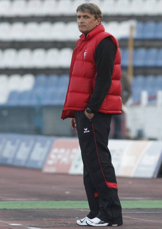 Football. Sparing. Gornik Zabrze - FC Hradec Kralove. 08.10.2010