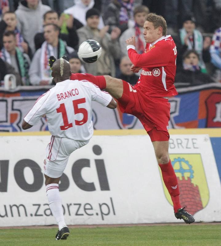 Football. PKO BP Ekstraklasa. Gornik Zabrze - Wisla Krakow. 17.10.2010