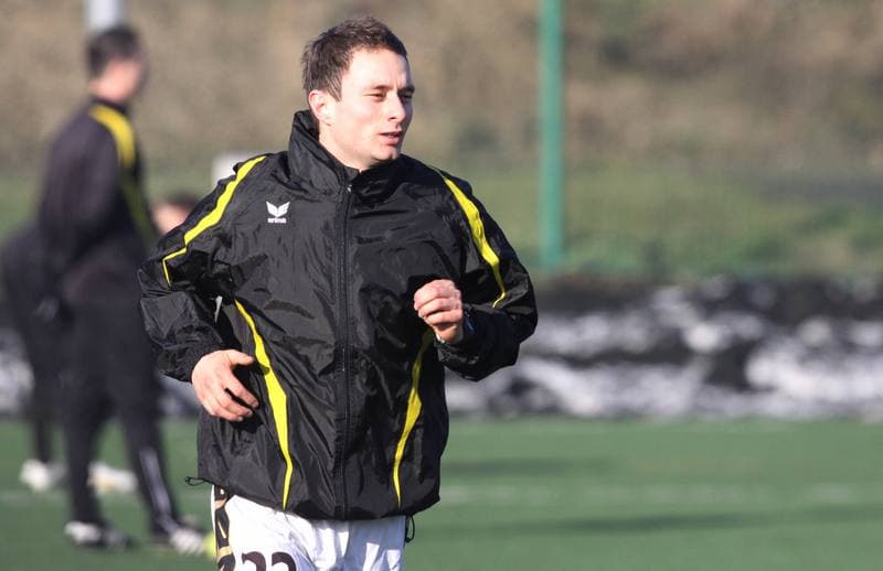 Football. Ruch Radzionkow. Training. 17.01.2011