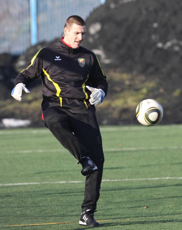 Football. Ruch Radzionkow. Training. 17.01.2011