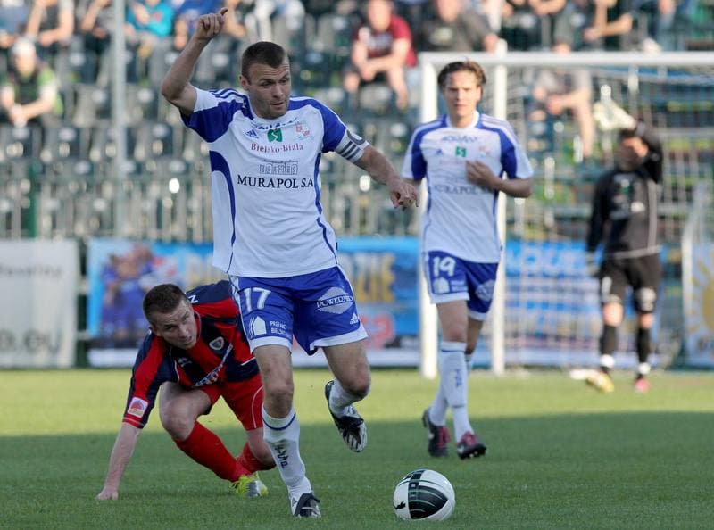 Football. I liga. Podbeskidzie Bielsko-Biala - Piast Gliwice. 11.05.2011