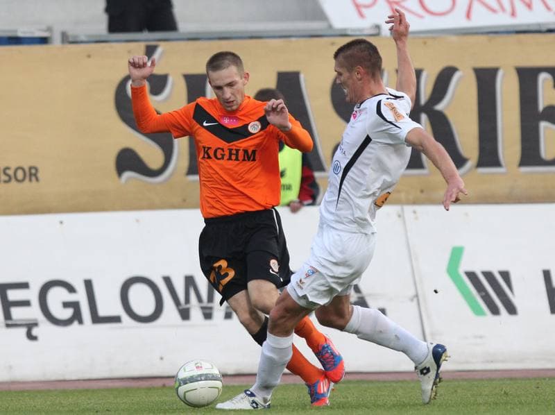 Football. T-Mobile Ekstraklasa. Gornik Zabrze - Zaglebie Lubin. 11.11.2012