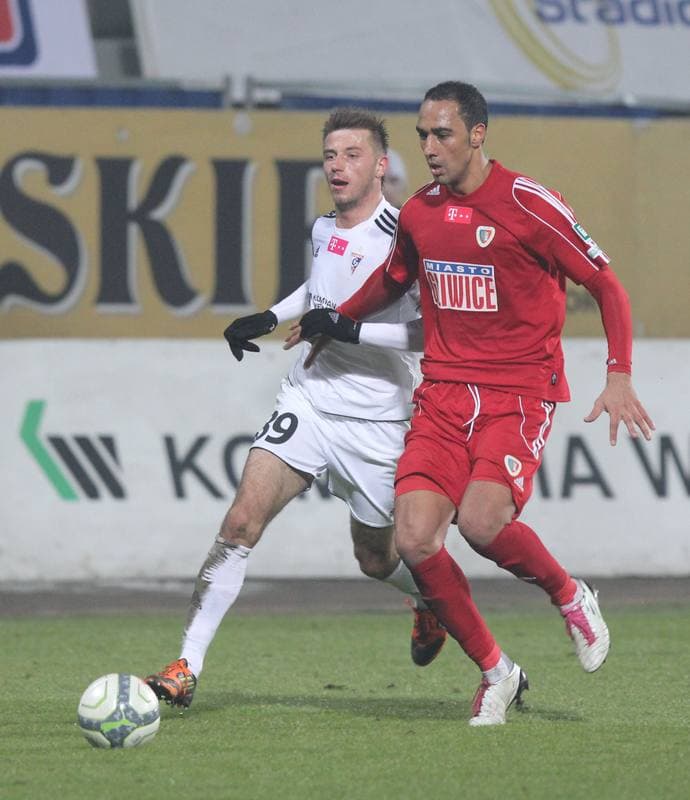 Football. T-Mobile Ekstraklasa. Gornik Zabrze - Piast Gliwice. 25.02.2013