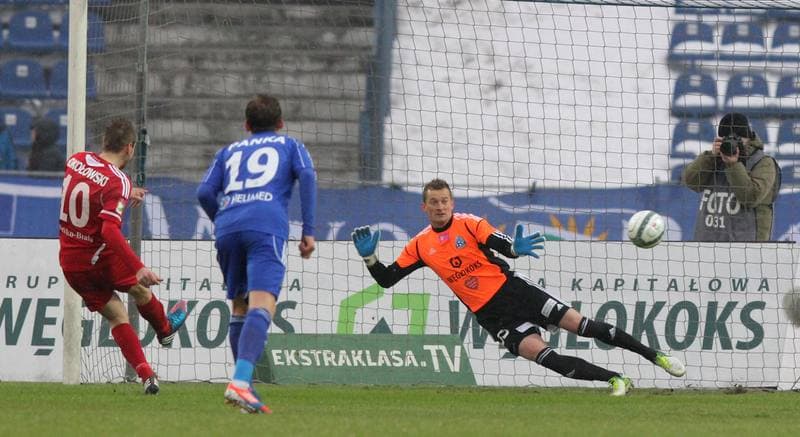 Football. T-Mobile Ekstraklasa. Ruch Chorzow - Podbeskidzie Bielsko-Biala. 18.03.2012