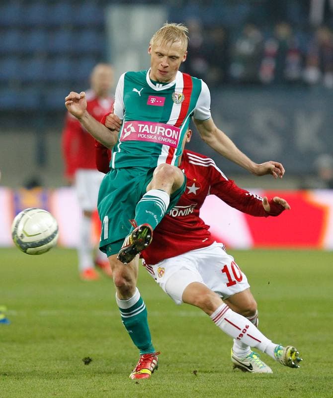 Football. T-Mobile Ekstraklasa. Wisla Krakow - Slask Wroclaw. 29.11.2013