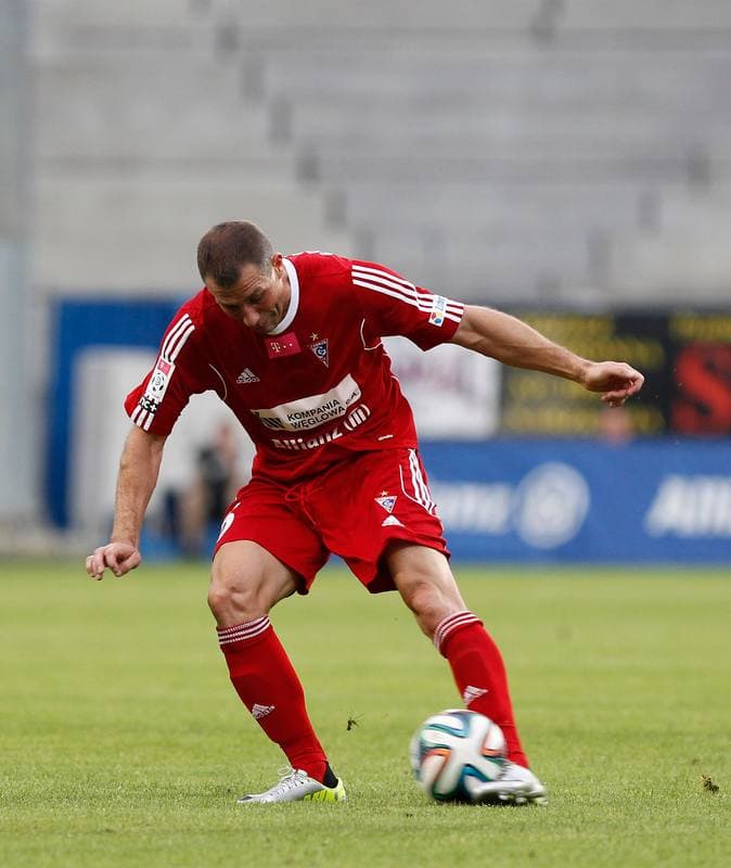 Football. T-Mobile Ekstraklasa. Gornik Zabrze - Cracovia Krakow. 21.07.2014