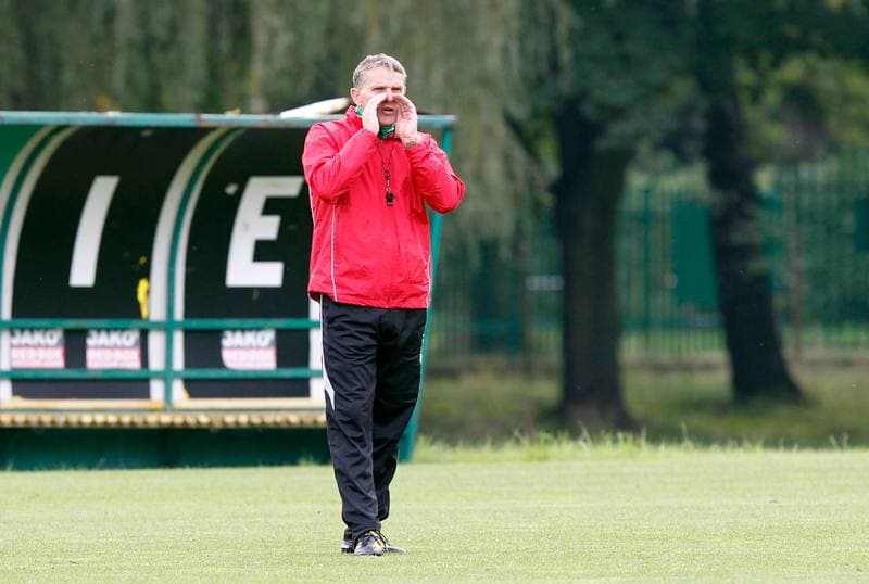 Football. GKS Katowice. Training. 19.01.2015