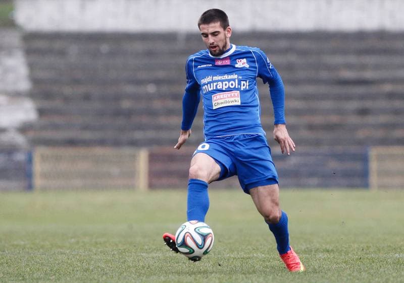Football. III Liga Opolsko - Slaska. Gornik II Zabrze - Podbeskidzie II Bielsko Biala. 14.11.2014
