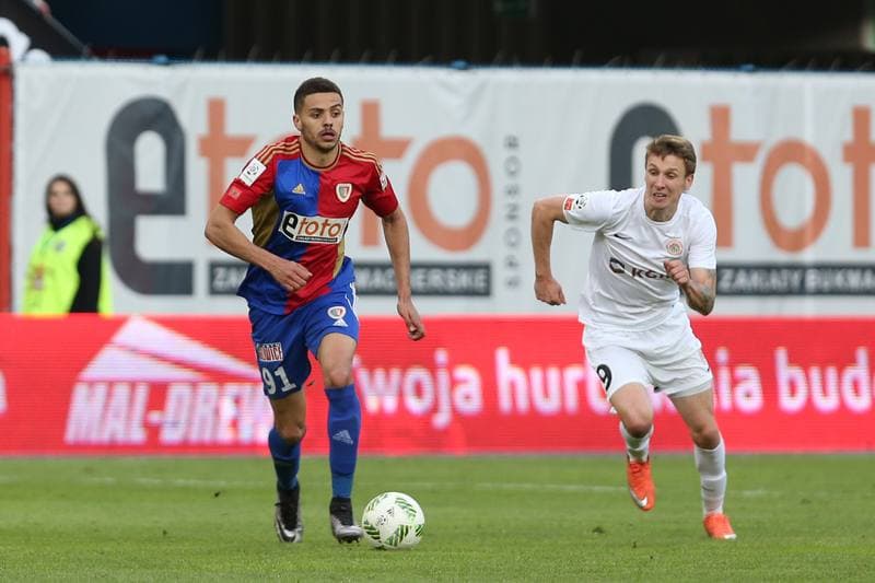 Football. Ekstraklasa. Piast Gliwice - Zaglebie Lubin. 15.05.2016