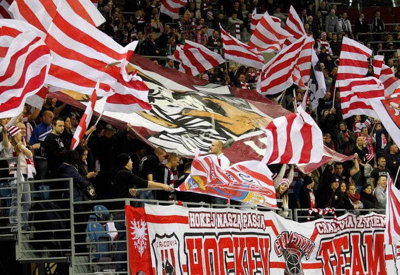 Ice Hockey. Polish Hockey Cup. Comarch Cracovia Krakow - Ciarko KH Sanok. 27.12.2014