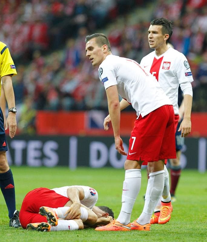 Football. UEFA European Qualifiers. Poland - Scotland. 14.10.2014