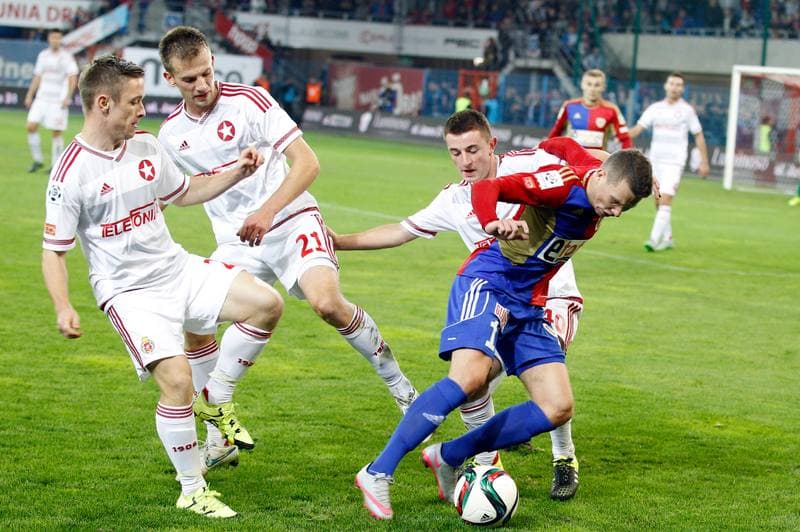 Football. PKO BP Ekstraklasa. Piast Gliwice - Wisla Krakow. 03.10.2015