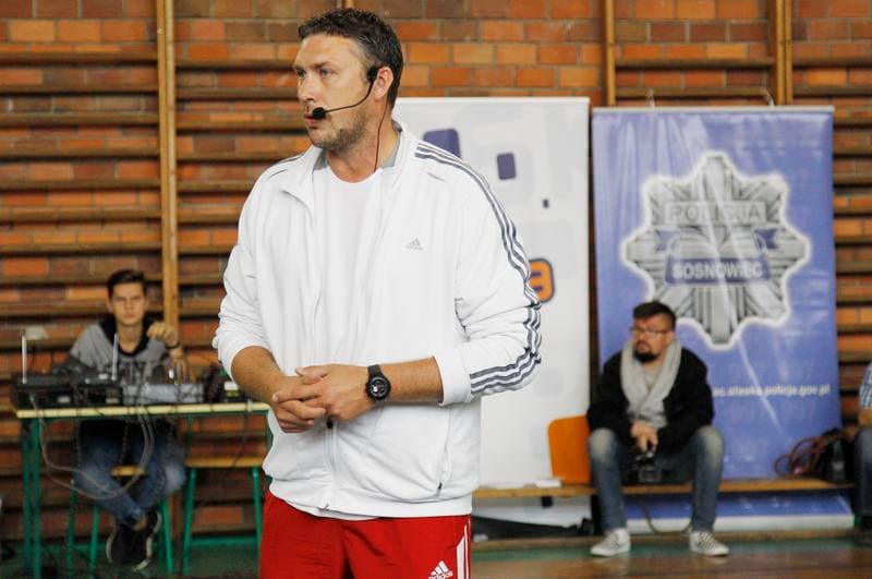 Football. Sosnowiec. Press Conference. 07.10.2015