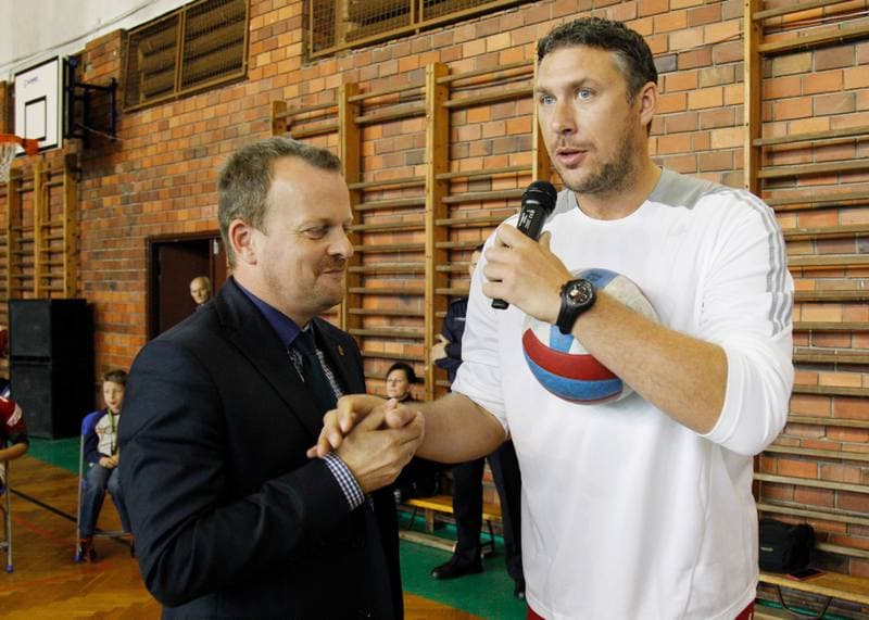 Football. Sosnowiec. Press Conference. 07.10.2015