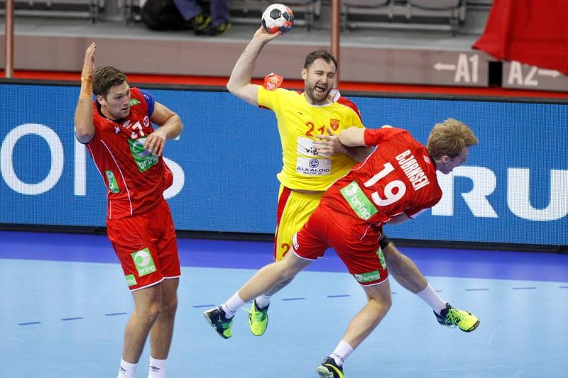 Handball. EHF Euro 2016. Macedonia - Norway. 25.01.2016