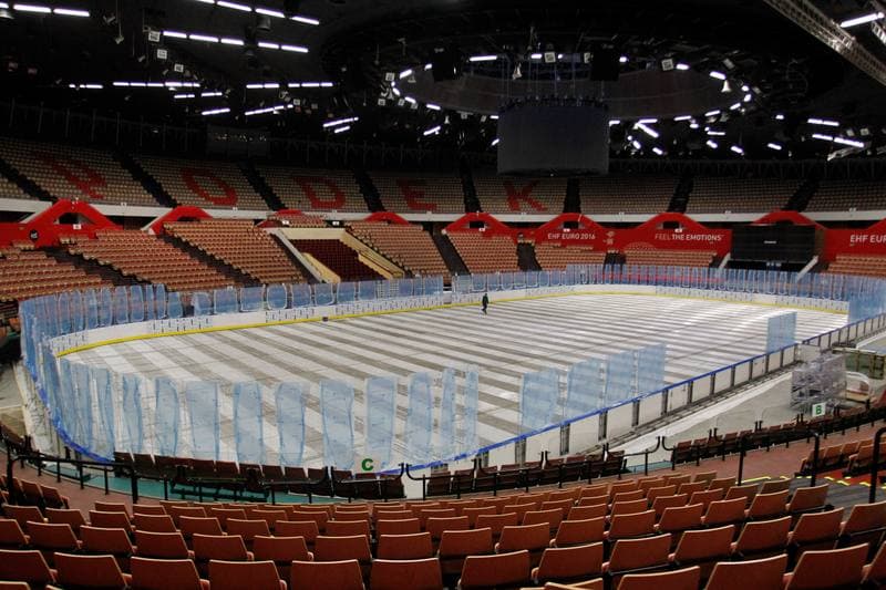 Ice Hockey. Spodek Arena. Press Conference. 28.01.2016