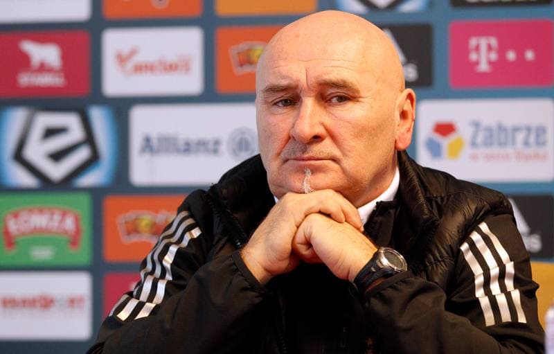 Football. Gornik Zabrze. Press Conference. 10.03.2016