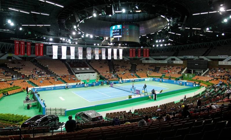 Tennis. Katowice Open 2015. Camila Giorgi - Magda Linette. 08.04.2015