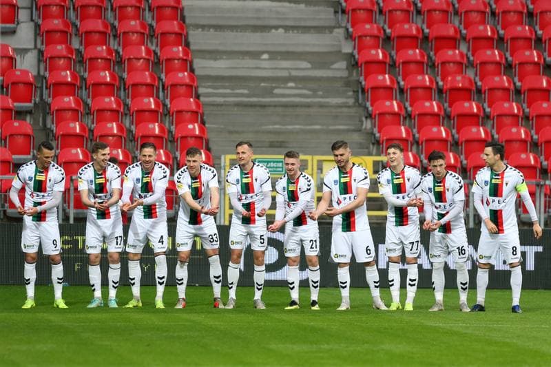 Football. Fortuna I Liga. GKS Tychy - Wigry Suwalki. 28.04.2019