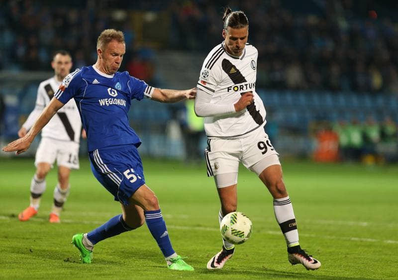 Football. Ekstraklasa. Ruch Chorzow - Legia Warsaw. 19.04.2016