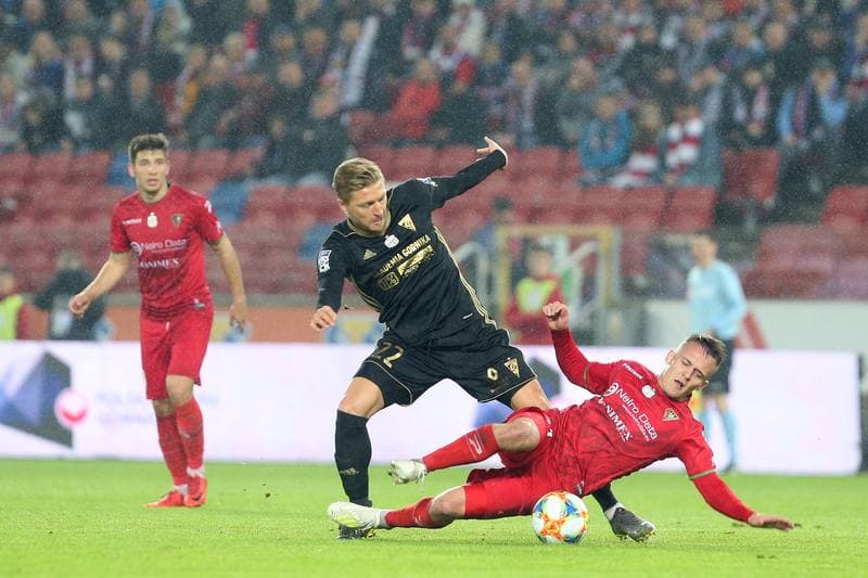 Football. Lotto Ekstraklasa. Gornik Zabrze - Zaglebie Sosnowiec. 29.04.2019