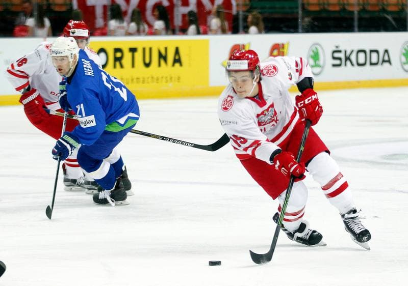 Ice Hockey. World Championship Division 1A. Poland - Slovenia. 26.04.2016