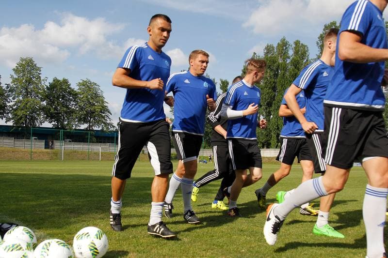 Football. Ruch Chorzow. Training. 09.06.2016