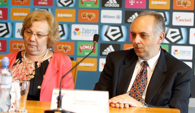 Football. Gornik Zabrze. Press Conference. 13.08.2015
