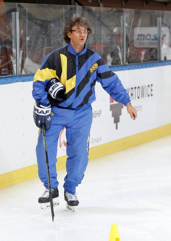 Ice Hockey. Jaroslaw Byrski Camp. Training. 27.11.2015