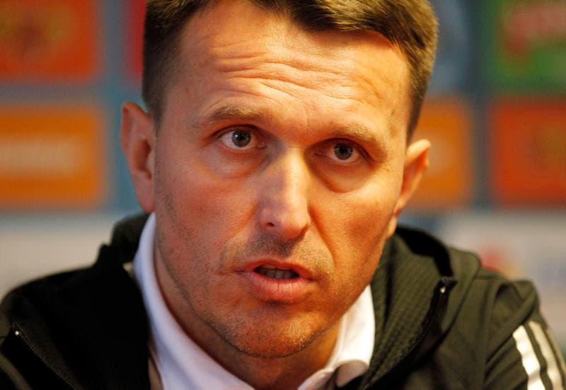 Football. Gornik Zabrze. Press Conference. 29.02.2016