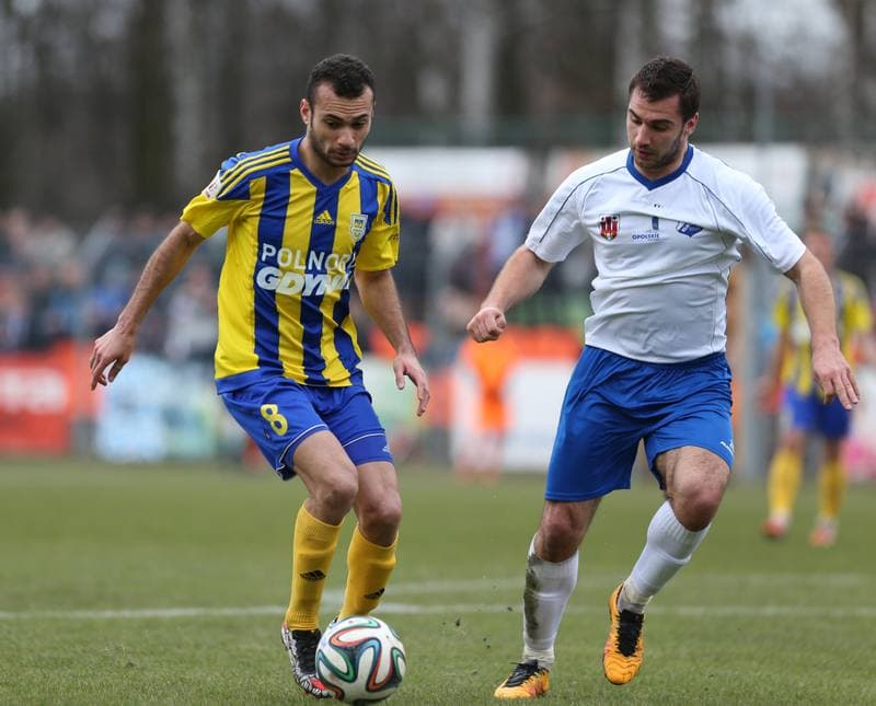 Football. I Liga. MKS Kluczbork - Arka Gdynia. 26.03.2016