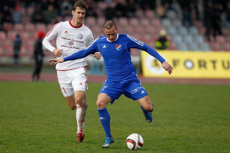 Football. Fortuna Narodni Liga. FK Fotbal Trinec - Banik Ostrava. 19.11.2016