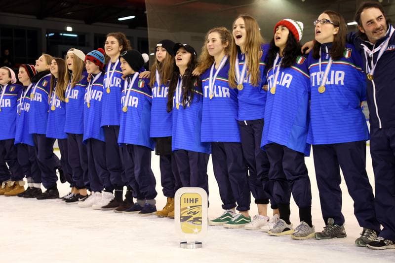 Ice Hockey. U18 Women's World Championship. Poland - China. 14.01.2017