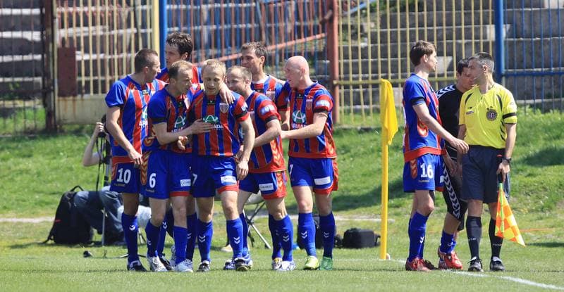 Football. Bytom Ekstraklasa. Polonia Bytom - Cracovia Krakow. 10.05.2011