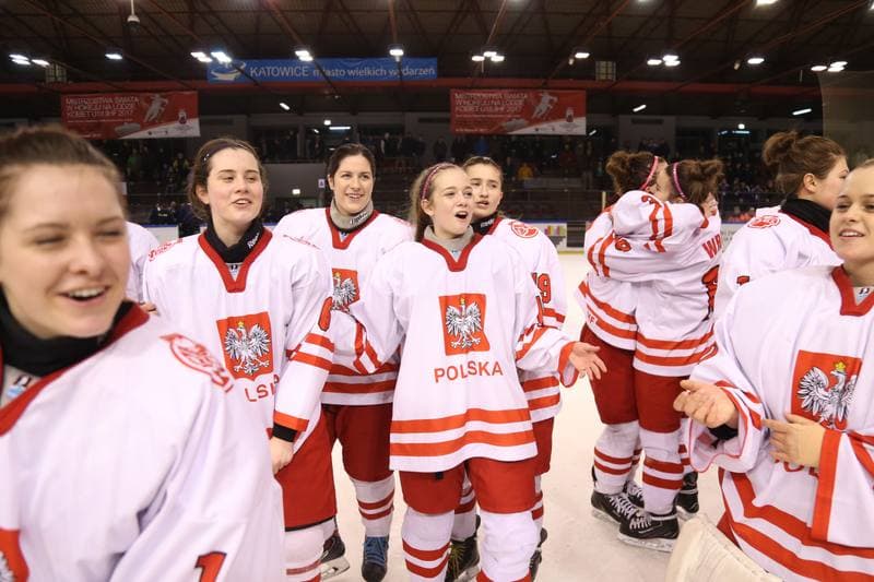 Ice Hockey. U18 Women's World Championship. Poland - China. 14.01.2017