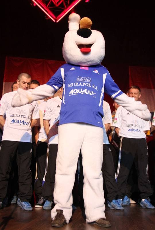 Football. Podbeskidzie Bielsko-Biala. Presentation. 15.02.2012