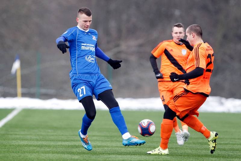 Football. Sparing. MFK Frydek-Mistek - Podbeskidzie Bielsko-Biala. 26.01.2017