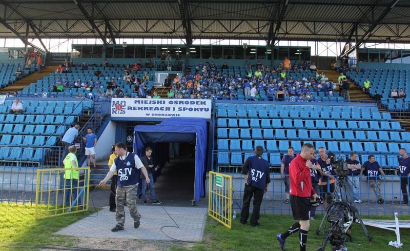Football. T-Mobile Ekstraklasa. Ruch Chorzow - LKS Lodz. 28.04.2012