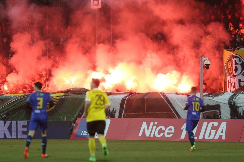 Football. Nice I Liga. GKS Katowice - Stomil Olsztyn. 10.03.2017