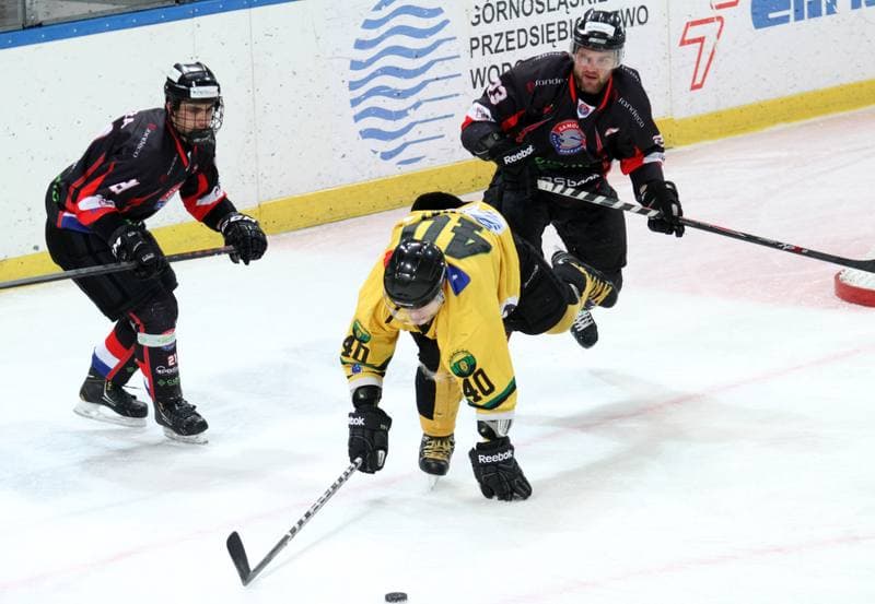 Ice Hockey. Polska Hokej Liga. HC GKS Katowice - Ciarko KH Sanok. 09.01.2015