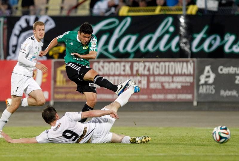 Football. I Liga. Energetyk ROW Rybnik - GKS Belchatow. 09.05.2014