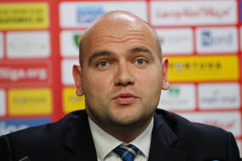 Football. GKS Katowice. Press Conference. 03.11.2017