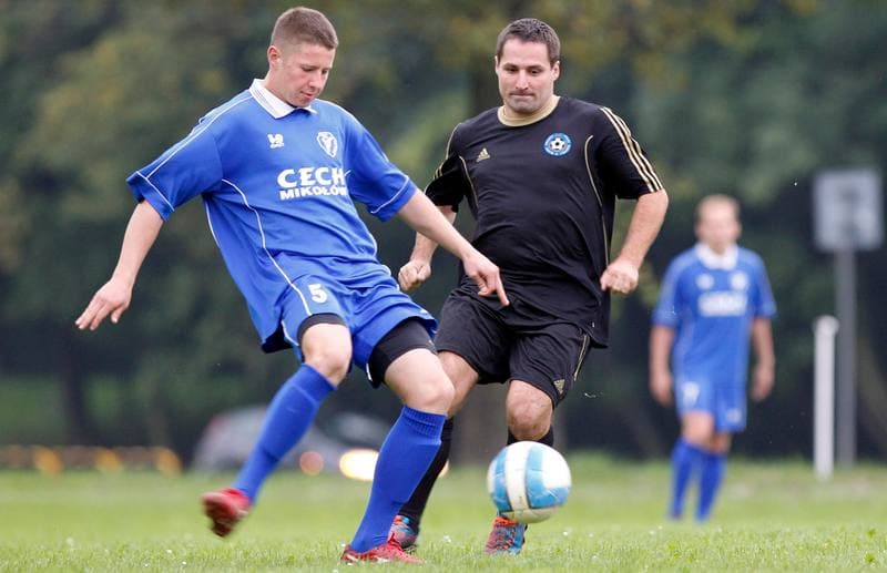 Football. Polish Cup. Orzel Mokre - Reprezentacja Slask Oldboyow. 02.09.2014