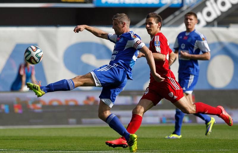 Football. Benefis Jaroslawa Kaszowskiego. Piast Gliwice - Ruch Chorzow. 12.10.2014