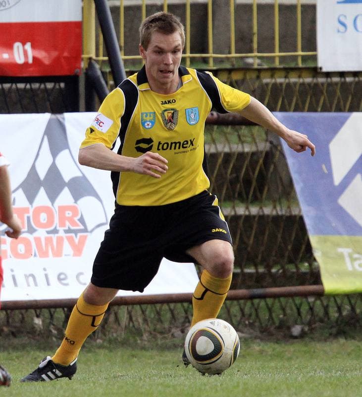 Football. II liga grupa zachodnia. Ruch Radzionkow - Jarota Jarocin. 03.04.2010