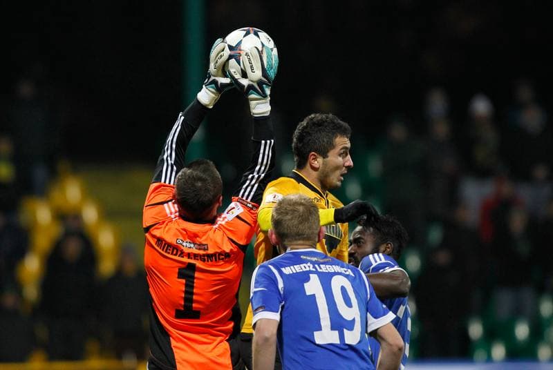 Football. I Liga. GKS Katowice - Miedz Legnica. 29.11.2014