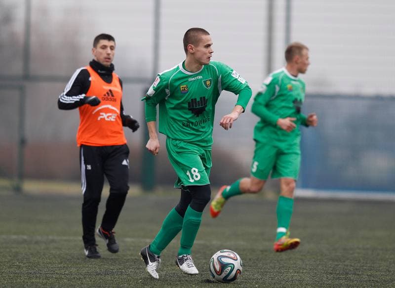 Football. Friendly Match. GKS Belchatow - GKS Katowice. 21.02.2015