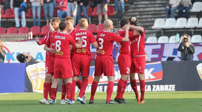 Football. PKO BP Ekstraklasa. Gornik Zabrze - Cracovia Krakow. 03.04.2011
