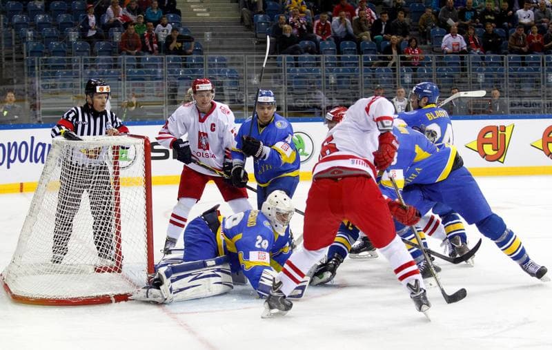 Ice Hockey. IIHF World Championship Division 1A. Poland - Ukraine. 22.04.2015