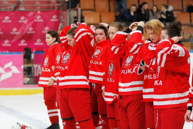 Ice Hockey. Women's U18 World Championship Division 1B. Poland - Denmark. 09.01.2018